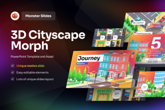 Monster Slides 3D Cityscape Morph